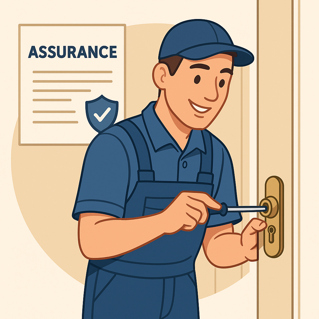 Réparation de serrure et assurance